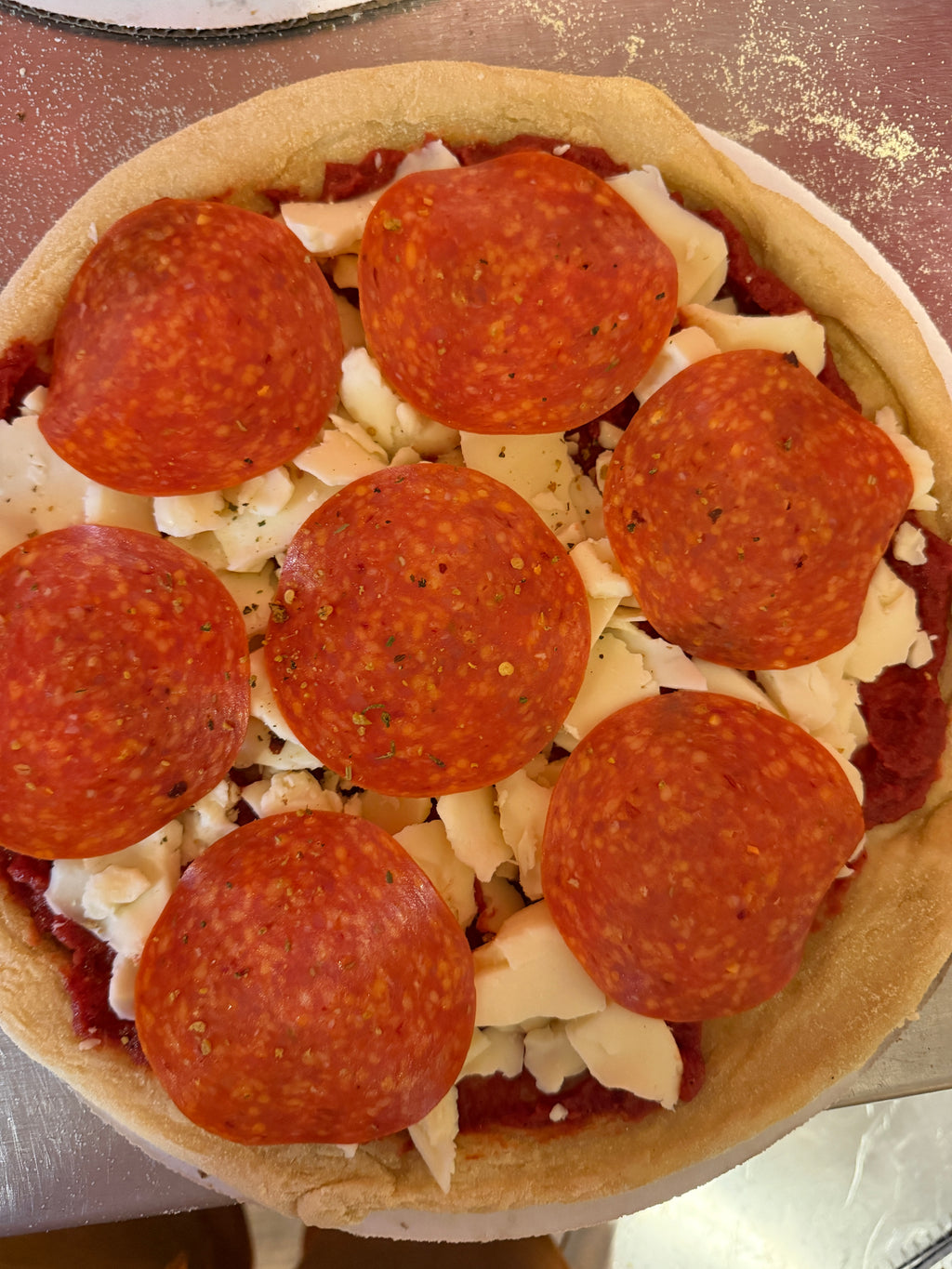 Pepperoni pizza(12in take and bake)